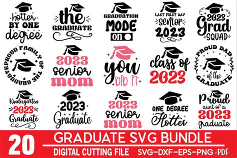 Graduate Svg Bundle Bundle · Creative Fabrica