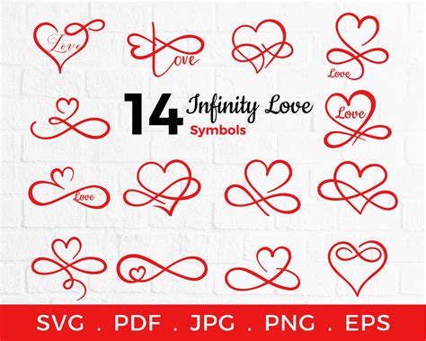 14 Infinity Love Svg Infinity Svg Valentine Svg Infinity Etsy