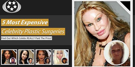 Most Expensive Celebrity Plastic Surgeries Find Out Which Celebs REALLY Paid The Price
