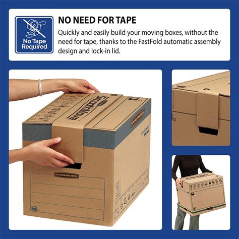 buy bankers box 5 smoothmove prime heavy duty double wall cardboard moving and storage boxes