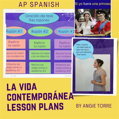 La Vida Contemporánea Lesson Plans And Curriculum For Ap Spanish Best