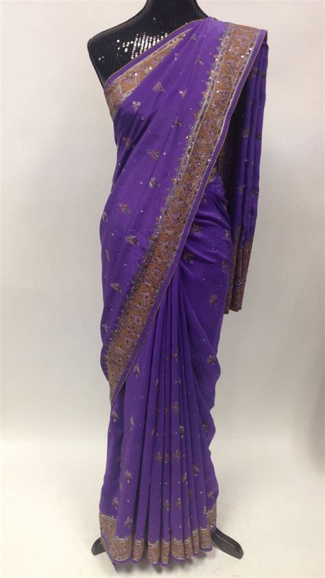 This Saree Is A Pure Crepe Silk Saree With Very Fine Hand Embroidery With Silk Thread It Is A