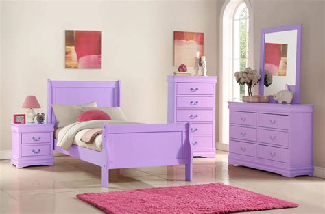 Kids bedroom and playroom furniture, changing tables, cribs & more at the home depot®. Lavender Louis Phillip Bedroom Set | Kids' Bedroom Sets