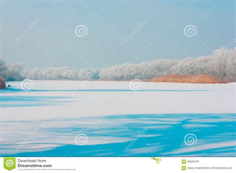 Frozen River Stock Image Image Of Cold Outdoors Environment 60325479