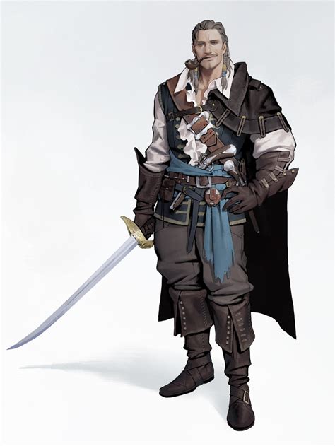 Artstation Pirate Dongho Kang Fantasy Character Art Character