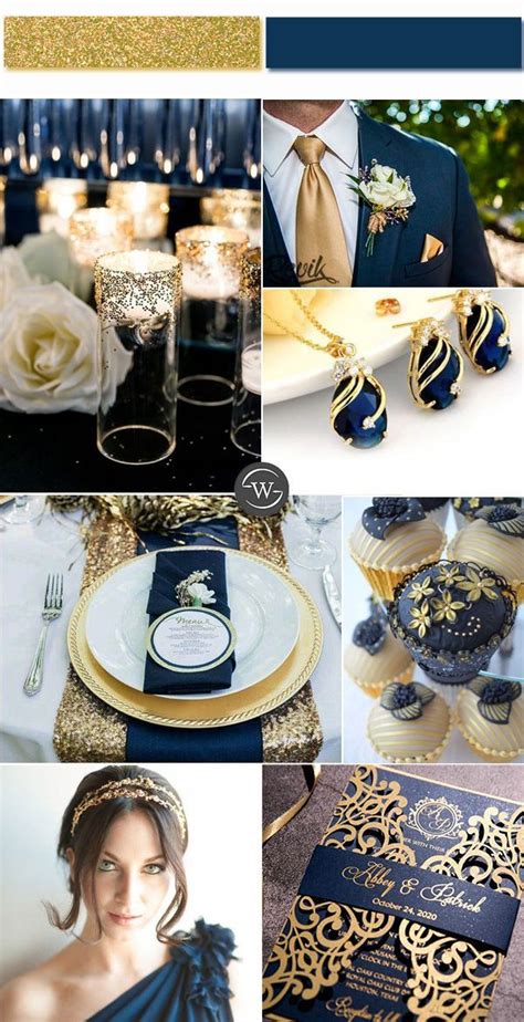 Blue Wedding Invitations at Stylish Wedd in 2022 | Gold wedding colors