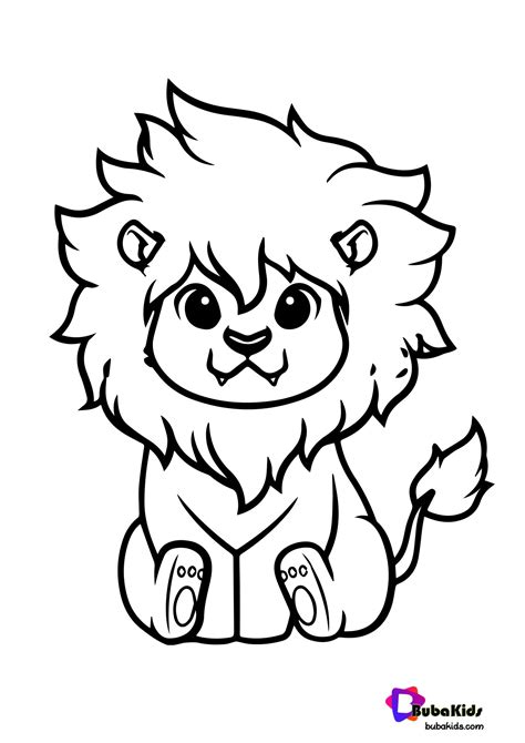 List Of Coloring Pages Of Baby Lions Ideas