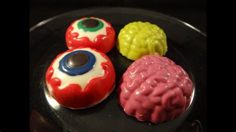 Candy Melt Demo 11 Halloween Eyeball And Brain Candycookie Mold