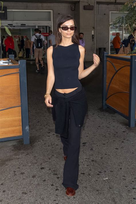 Emily Ratajkowski Seen Arriving Ahead Of The 75th Cannes Film Festival