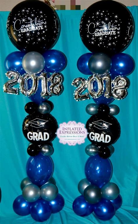 Graduation Grad Balloon Columns Graduation Balloons Graduation Party