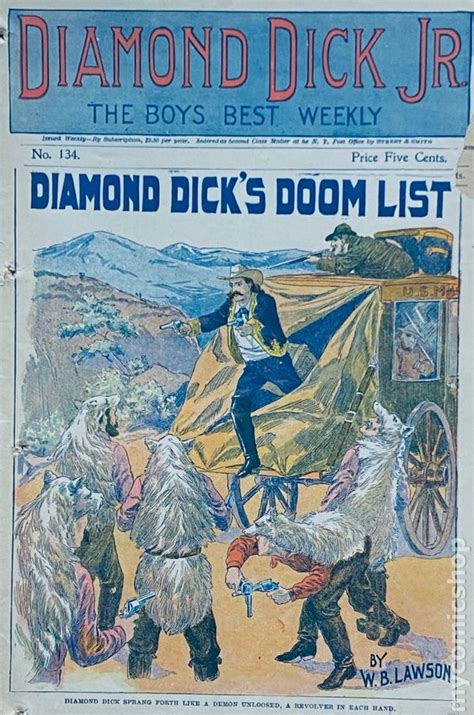 Diamond Dick Jr Weekly 1896 Street And Smith Comic Books