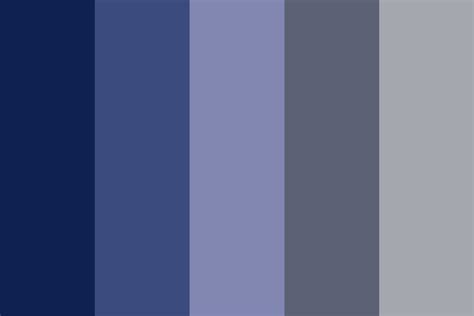 Blue To Gray Color Palette
