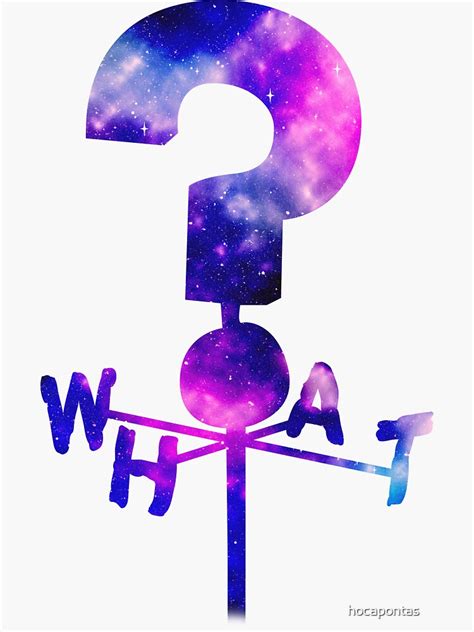 The Mystery Shack Question Mark Weathervane Sticker For Sale By