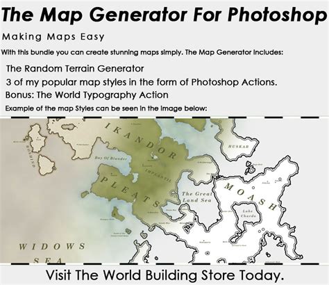 The Map Generator For Photoshop By Worldbuilding On Deviantart