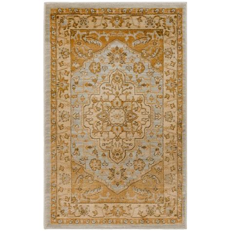 This blog post features the lovely color combination of gold and grey, a wonderful choice if you are considering a freshening up of your interiors. Safavieh Austin Light Grey/Gold 2 ft. 6 in. x 4 ft. Area Rug-AUS1580-7920-24 - The Home Depot