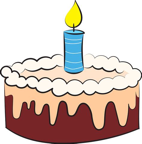 Clipart Birthday Cake Candles