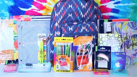 Huge Back To School Giveaway 2017 Closed Youtube