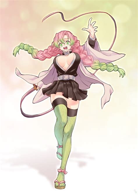 A Drawing Of A Woman With Pink Hair And Green Eyes Holding An Arrow In Her Hand