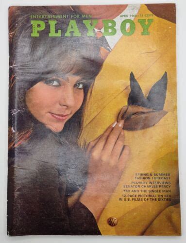 Playboy Magazine April Playmate Gaye Rennie Centerfold Intact Auction EBay