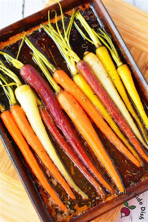 Honey Roasted Rainbow Carrots Recipe