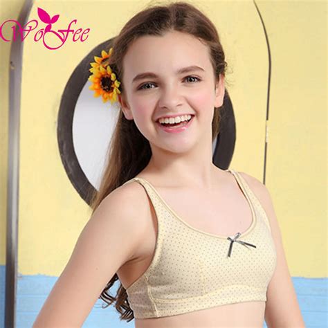 2015 No1 Piece Bra For Young Girl Wireless Padded Training Bra 1045 In