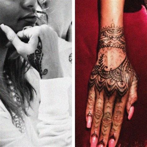 Check out our rihanna tattoo selection for the very best in unique or custom, handmade pieces from our bath & beauty there are 25 rihanna tattoo for sale on etsy, and they cost $65.02 on average. Rihanna's Tribal Hand Tattoo (cover up)