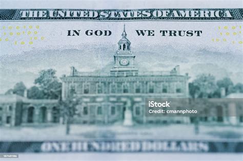 In God We Trust On The New Us 100 Bill Stock Photo Download Image Now