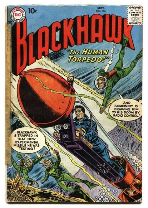 Blackhawk 116 1957 Dc Comic Book G Comic Books Silver Age Dc