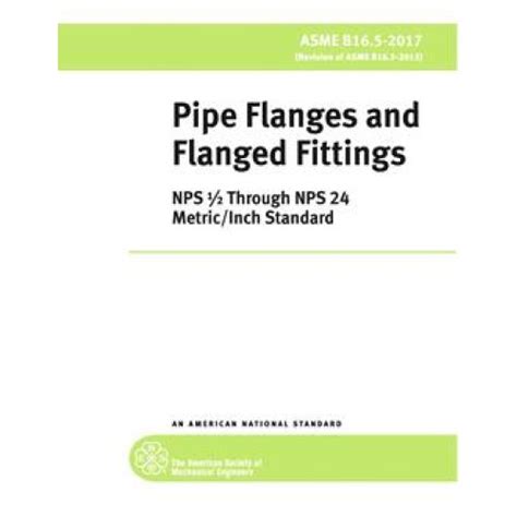 Asme B165 2017 Pipe Flanges And Flanged Fittings Nps 12 Through
