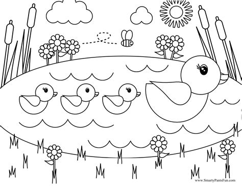 easter  spring coloring pages   print