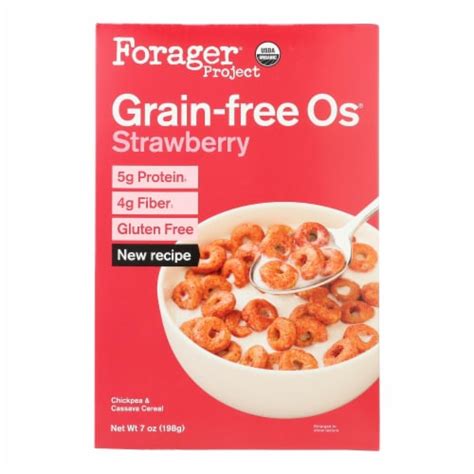 Forager Project Cereal Strawberry Green Fr Case Of 8 7 Oz Case Of