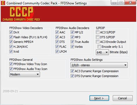 Get the best codecs for windows 10 (32 bit & 64 bit) to play video audio media on windows 10 without errors. CCCP (Combined Community Codec Pack) (64-bit) | FileForum