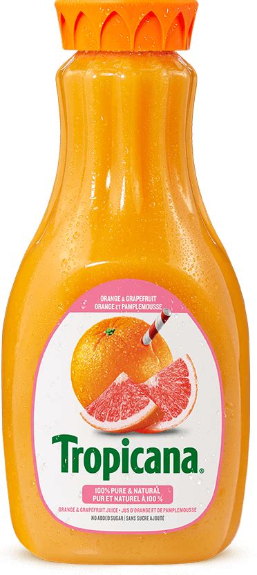 Tropicana® 100 % Pure Orange & Grapefruit Juice | Tropicana.ca