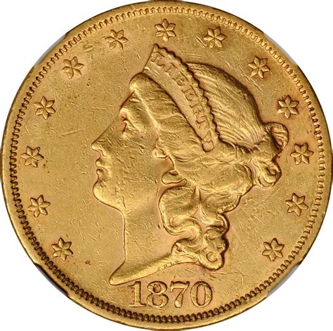 Value Of 1870 20 Liberty Double Eagle Sell Rare Coins