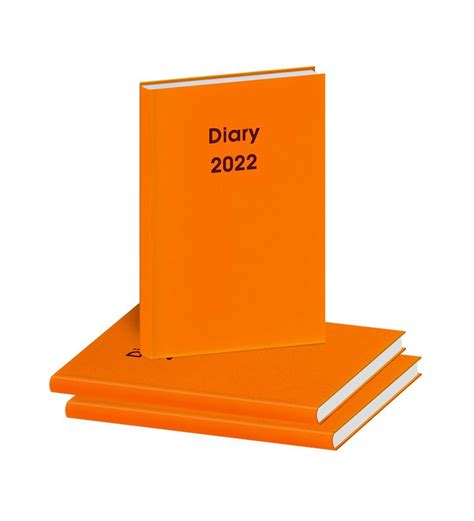 D3052 Orange Leather Diary Printing 2022 Vivid Print India Get