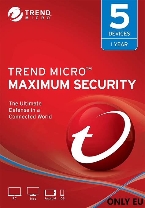 Trend Micro Maximum Security 2021 * 1 year * WIN / MAC