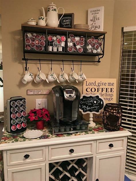 Rustic Coffee Bar Ideas Best Home Coffee Serving Station Ideas