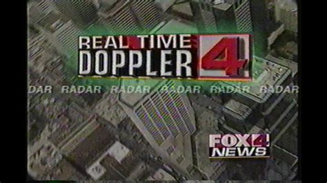 Wdaf Tv Ch 4 Kansas City Mo Real Time Doppler Radar Promo From Janurary 6 1998 Youtube