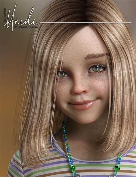 heidi character for genesis 8 female s 3d models and 3d software by daz 3d