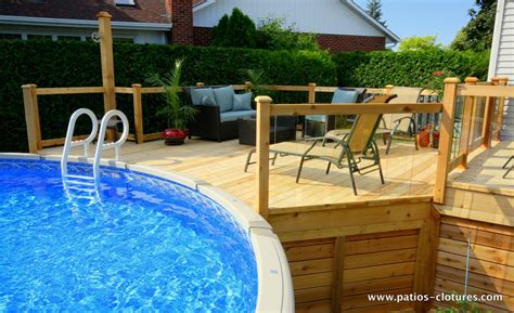Dilute the stain as recommended by the manufacturer. Deck Larose | Patios et Clôtures Beaulieu