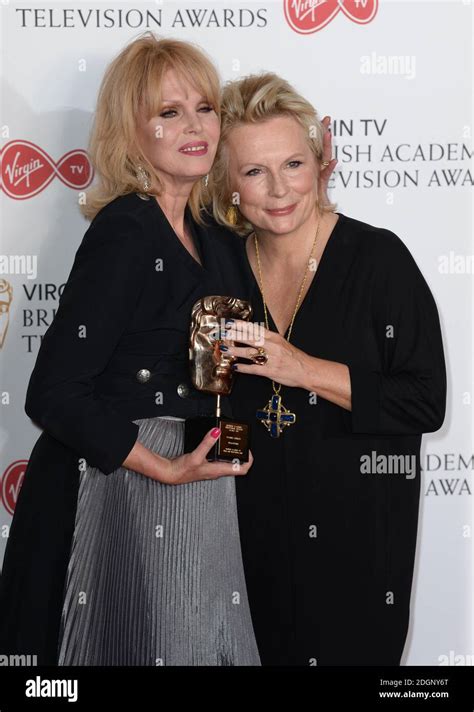 Jennifer Saunders R Presents Joanna Lumley With The Bafta Fellowship