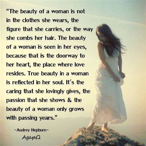 Audrey Hepburn The Beauty Of A Woman Quote Pictures