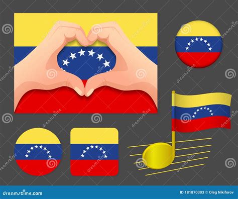 Venezuela Flag Icon Stock Illustration Illustration Of Waving 181870303
