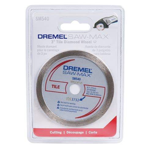 Dremel 3 18 In Wet Or Dry Continuous Diamond Dado Circular Saw Blade