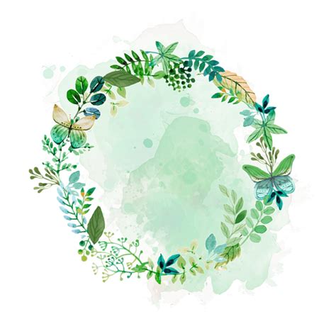 Greenery Wreath Png Png Image Collection