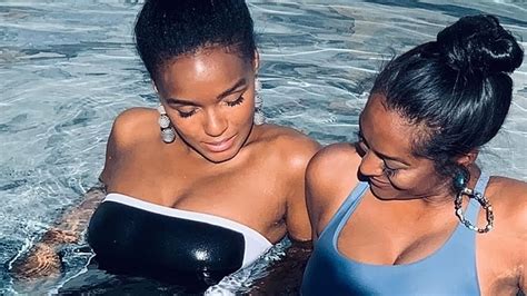 Janelle Monae Bikini Pool