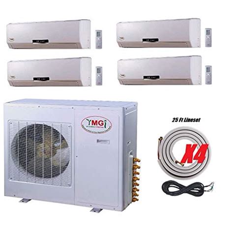 Ymgi Quad Zone Wall Mount Ductless Mini Split Air Conditioner With
