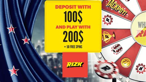 Check spelling or type a new query. Rizk Casino NZ > $200 Bonus & 50 Free Spins