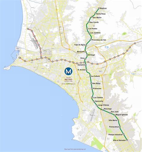 Lima Metro Map