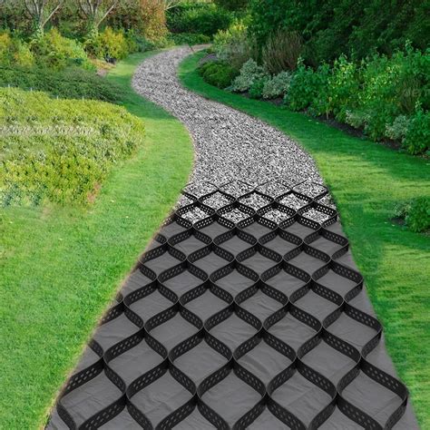 2 Thick Gravel Ground Grid 65ft X 165ft Geo Grid Driveway